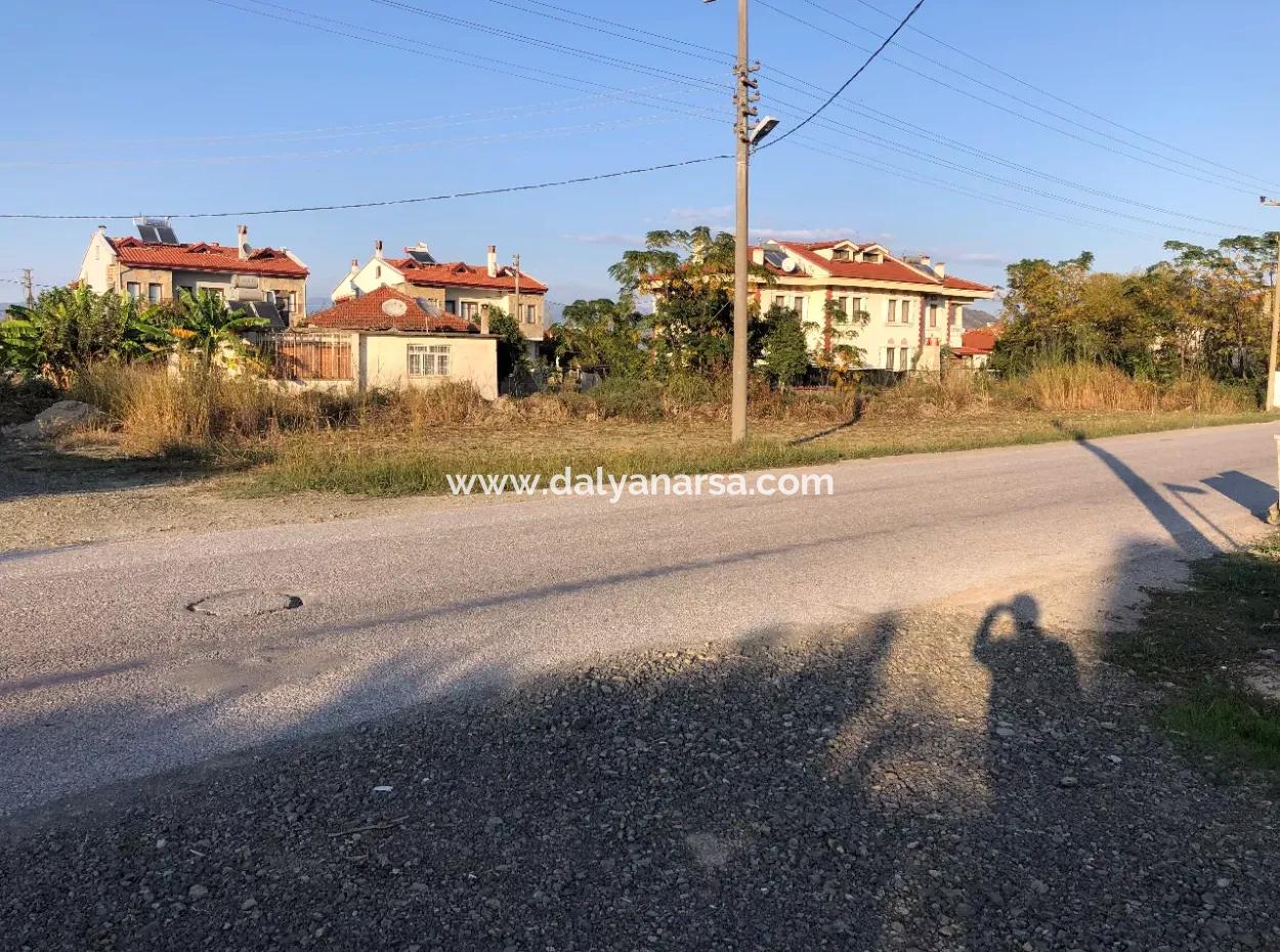 700M2 Eckgrundstück Zum Verkauf In Dalyan