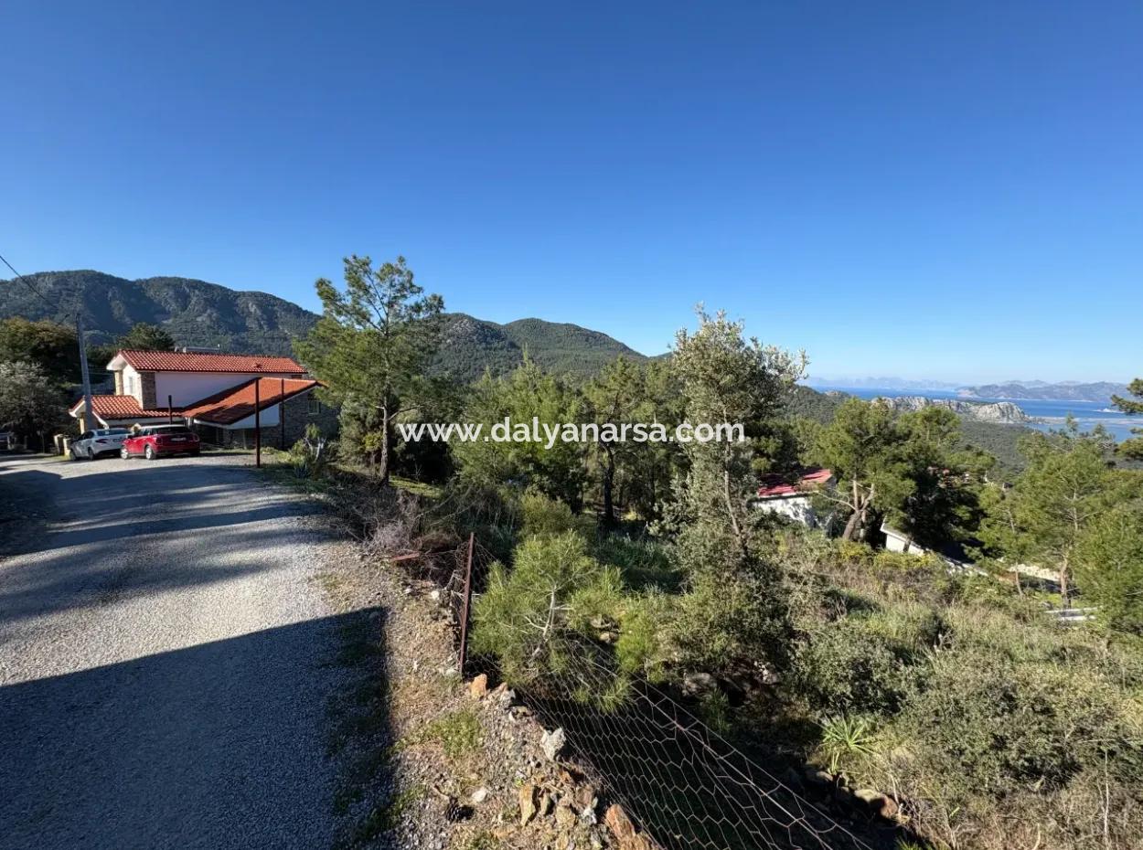 1000M2 Land For Sale With Sea View In The Village Built-Up Area In Gökbel