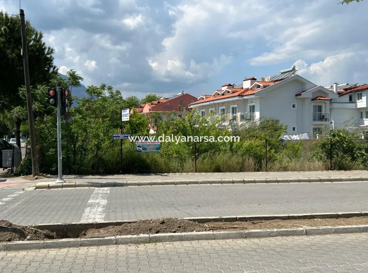 916M2 Commercial And Residential Zoned Land For Sale On The Main Road In Dalyan Gülpınar