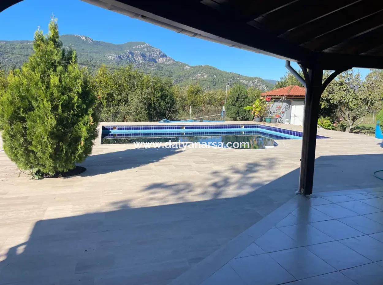 4 2 Villas For Sale In A Plot Of 6000M2 In Dalyan Gulpinar