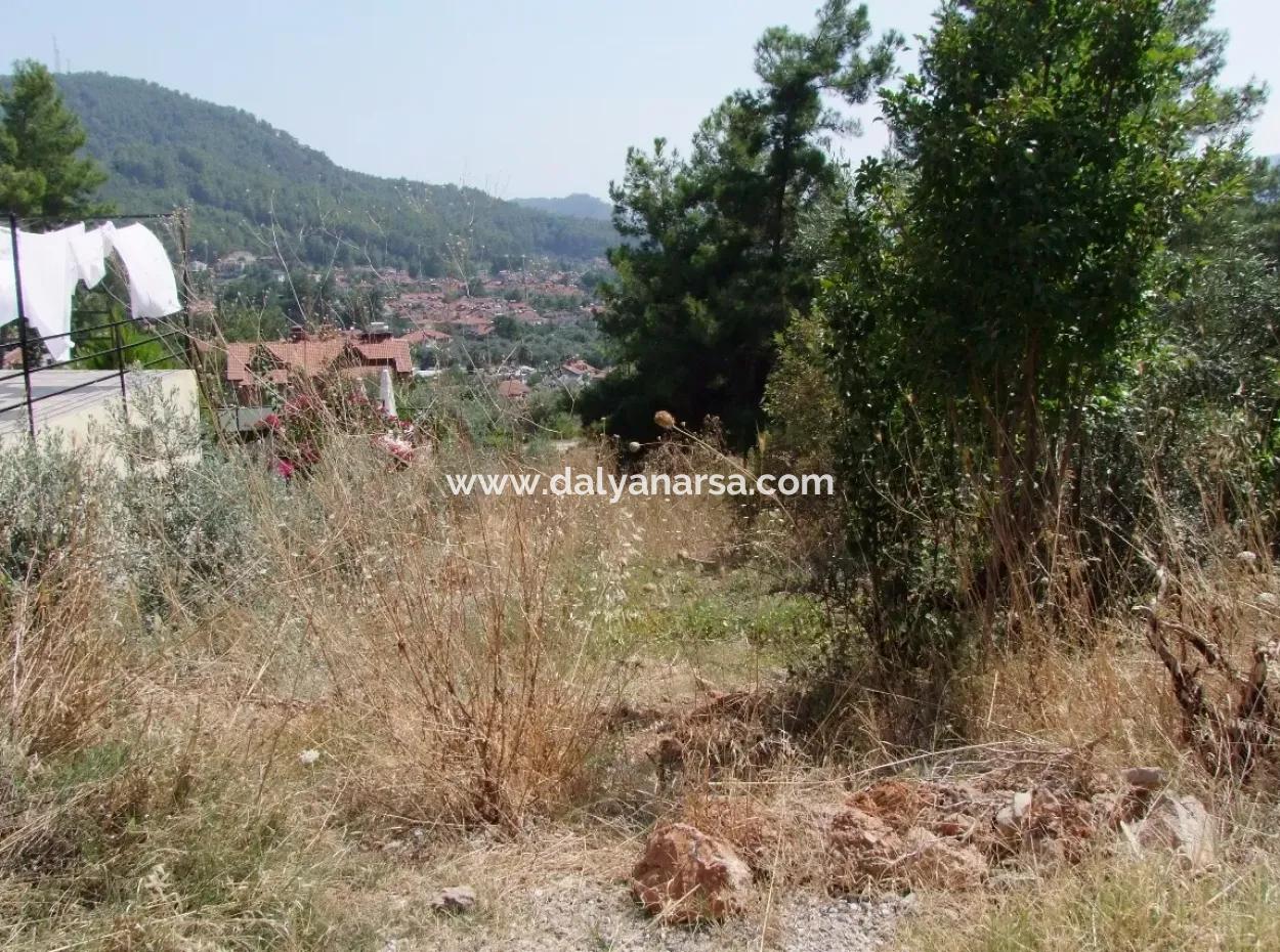 Land For Sale In Gocek Fethiye Göcekde 2017M2 Land For Sale With Full Sea View