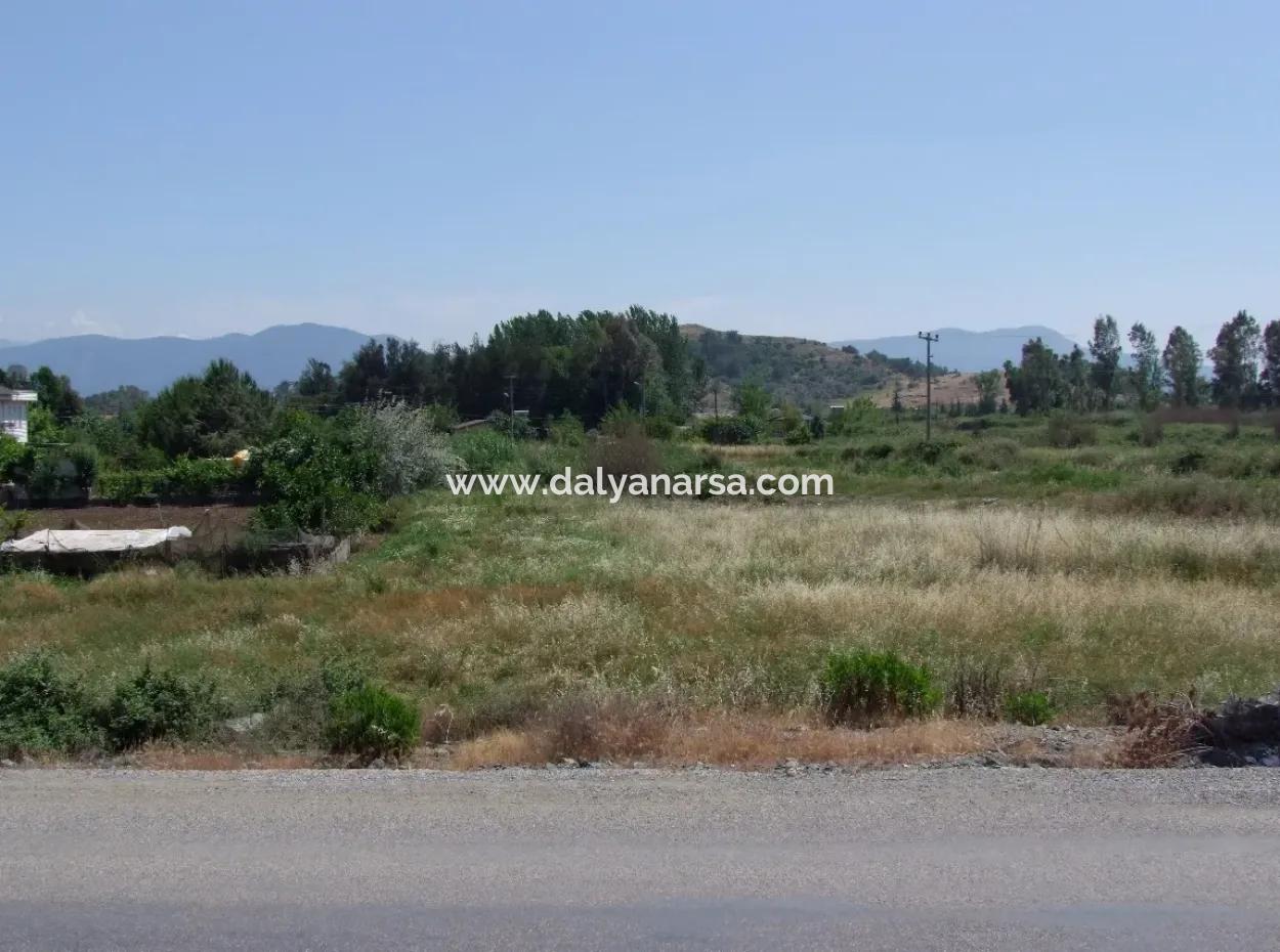 Commercial Plot 2500M2 Plot For Sale Bargain For Sale In Fethiye From The Main Road To Zero