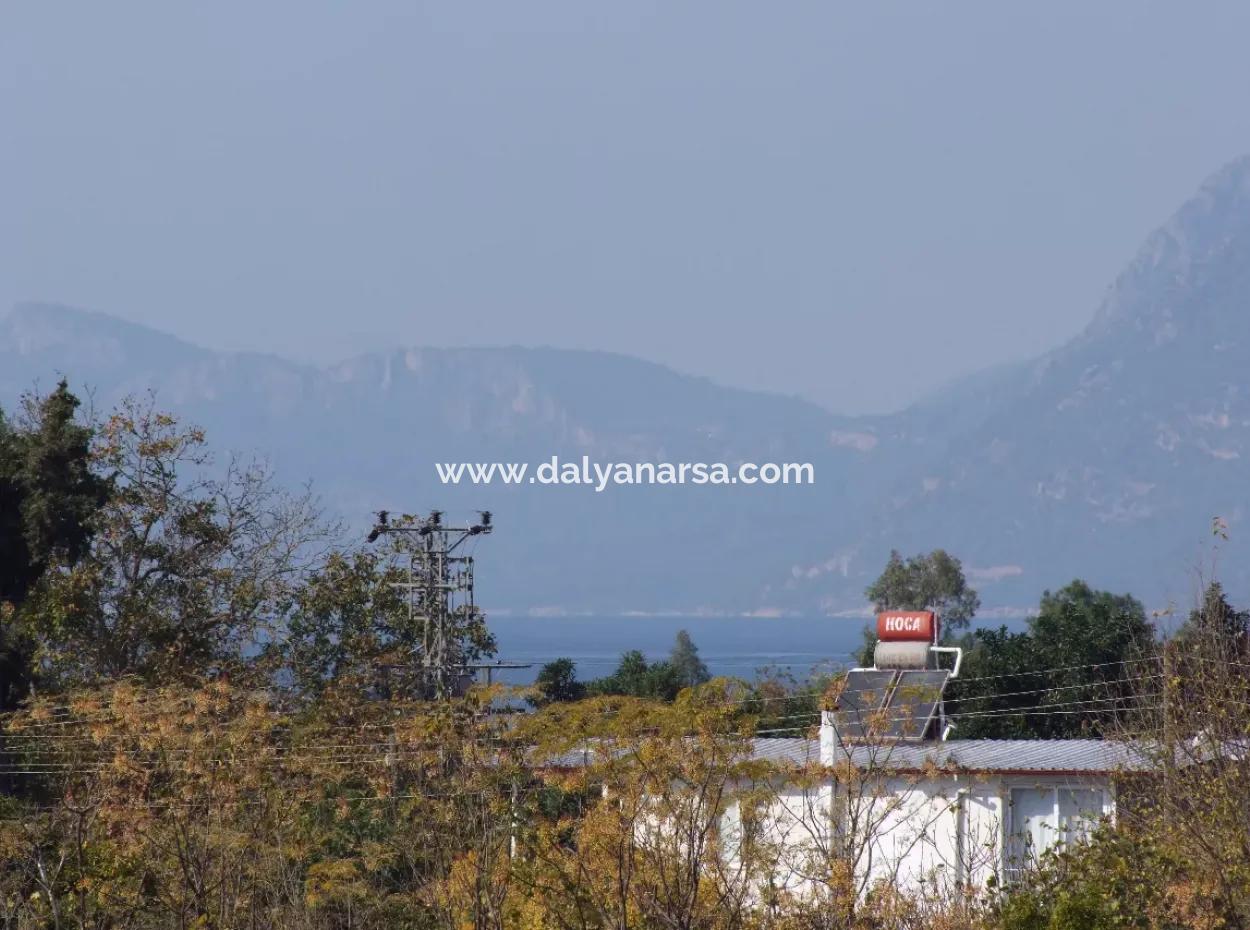 6850M2 Zoning Land With Sea View In Çamlı