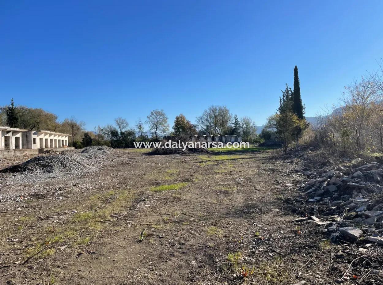 Land For Sale In Dalyan Gülpınar On The Main Road 9,037M2