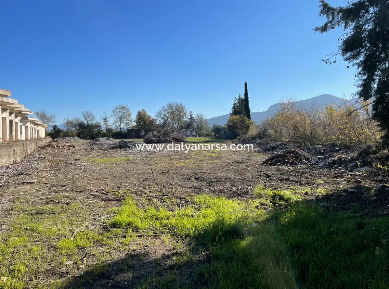 Land For Sale In Dalyan Gülpınar On The Main Road 9,037M2