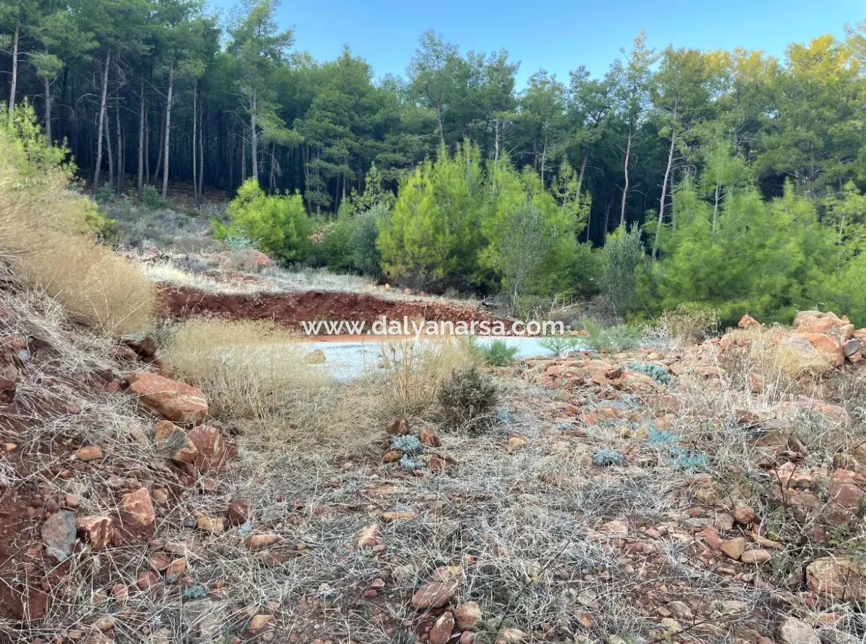 Land For Sale In Ekincik With Sea View 420M2 Zoned
