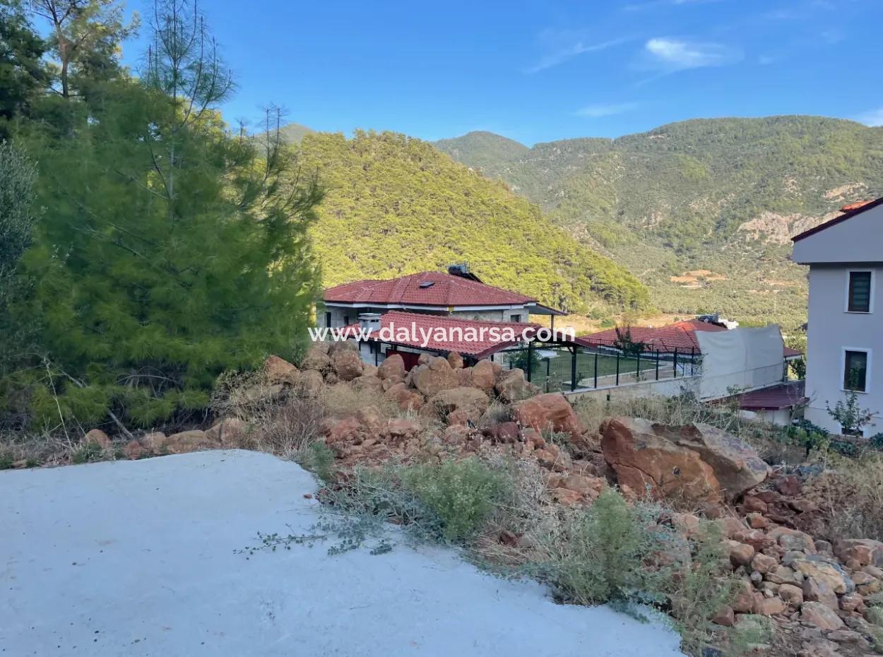 Land For Sale In Ekincik With Sea View 420M2 Zoned