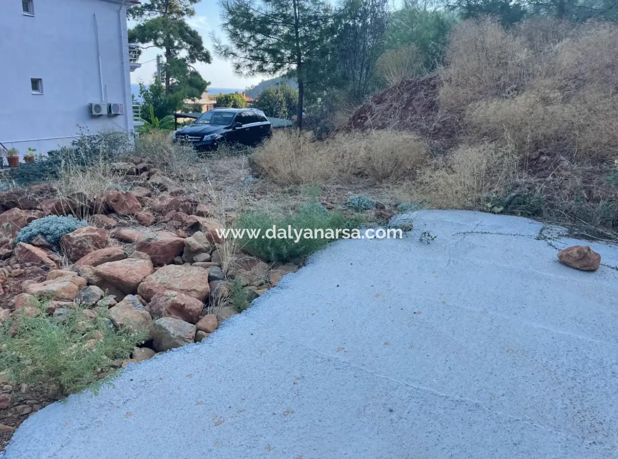 Land For Sale In Ekincik With Sea View 420M2 Zoned