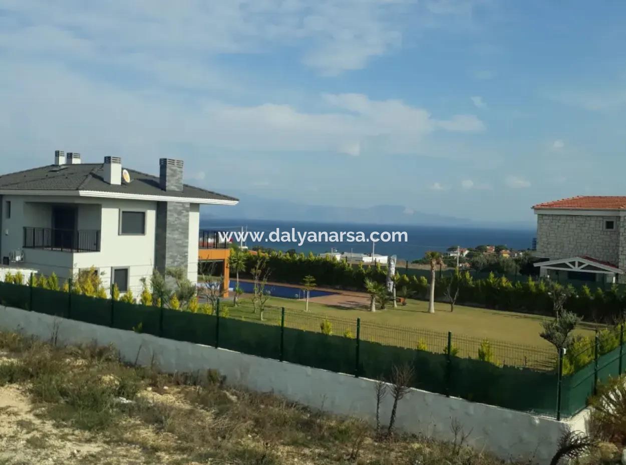 Land For Sale In Çeşme Dalyan Neighborhood With Full Sea View 1176M2 Zoning
