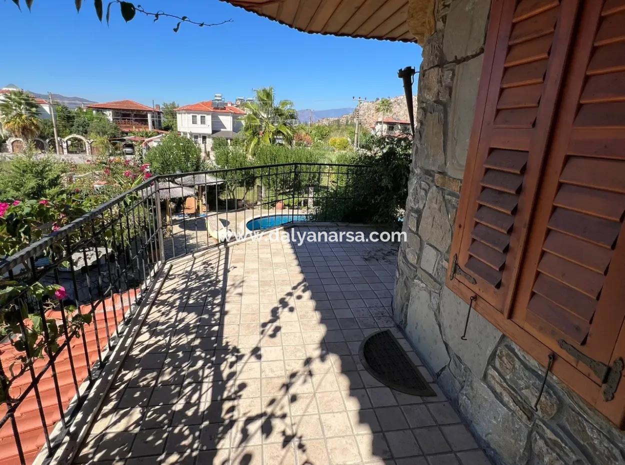 Stone Villa For Sale In A 580M2 Plot In Gulpinar, Dalyan