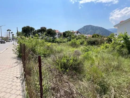 916M2 Commercial And Residential Zoned Land For Sale On The Main Road In Dalyan Gülpınar