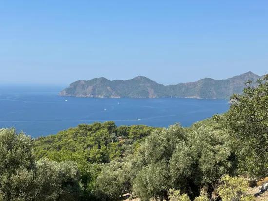 Çandır'da deniz manzaralı 21.000 m2 satılık 2b tarla