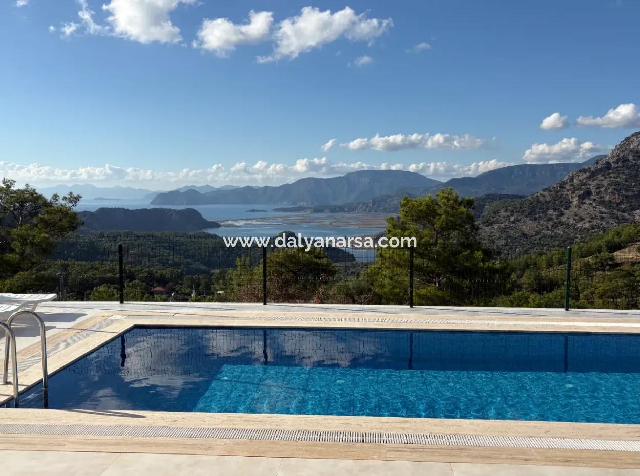 Gökbelde Full Deniz Manzaralı 2+1 Kiralık Villa